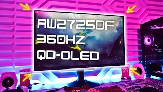 Alienware 360Hz AW2725DF 27" QD-OLED Gaming Monitor Review