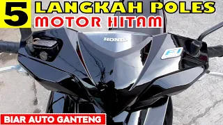 Detailing Motor Honda Beat Hitam 5 Langkah #DetailingJourney