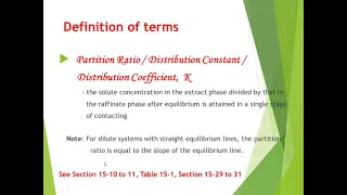 Module 3 - Liquid liquid Extraction Part 1