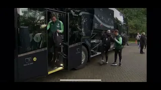 Hull v Leeds Utd players arriving 👊🏼