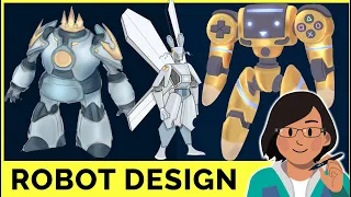 🔴 How to Draw ROBOTS!