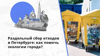 Экологичное потребление: как сортировать мусор в Петербурге