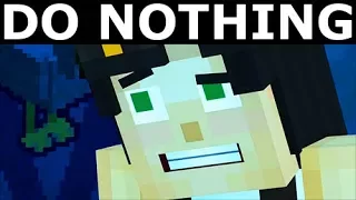 Do Nothing In Minecraft: Story Mode Season 2 - Full Game Walkthrough & Ending (No Commentary)