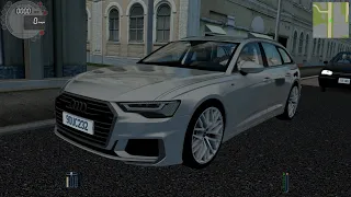 Audi A6 Avant - City car driving [Logitech G29 gameplay]