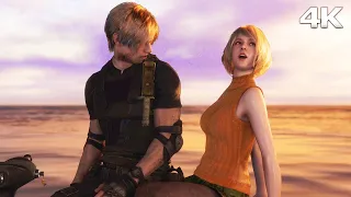 Ashley Desperately Flirting With Leon For 7 Minutes - RESIDENT EVIL 4 REMAKE