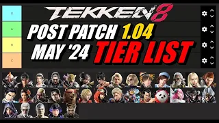 TEKKEN 8 TIER LIST for May 1.04 POST PATCH