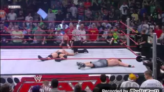 Wwe john cena & randy orton vs raw roster part 4