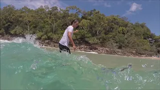 Foolin around at First Point - Noosa Heads