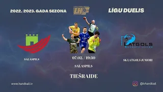 Salaspils - SK Latgols juniori | LČ līgu duelis handbolā 2022/2023