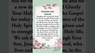MORNING PRAYER #prayer #prayerforyou #divinemercy #praisethelord #shorts