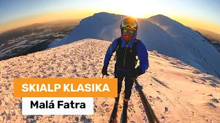 Skialp klasika v Malej Fatre – Kraviarske, Generál, Chata pod Chlebom, Poludňový Grúň