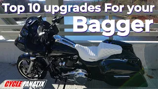 TOP 10 UPGRADES | HARLEY DAVIDSON ROAD GLIDE | STREET GLIDE | ROAD KING #harleydavidson #roadglide