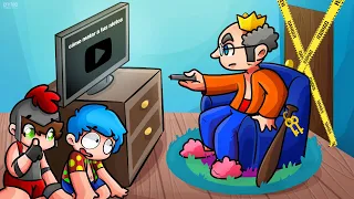 BEBE INVICTOR ESCAPA DEL ABUELO TROLLINO 😂 ESTA CASA ES UNA PRISIÓN 😭 GRANNY SIMULATOR con COMPAS