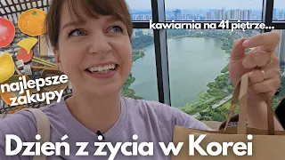 W końcu udane zakupy w Korei! Kawa na 41 piętrze i inne - DZIEŃ Z ŻYCIA W KOREI daily voguś powrócił