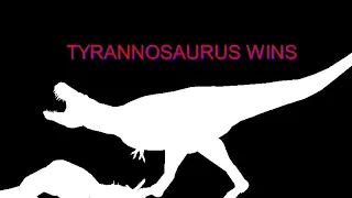 Thunder the saurophaganax vs Tyrannosaurus rex