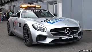 2015 Mercedes AMG GT S F1 Safety Car - Lovely Sound @ Track!