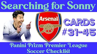 Arsenal: Taking a look at each team in the 2020/21 Panini Prizm EPL Soccer Checklist