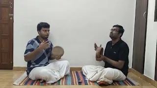 Taka Dhina - A Chaturashram phrase with student
