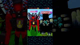 Speakerman VS All Minecraft Mobs!!! #minecraft #speakerman #titans