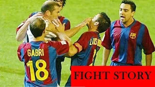 ELCLASSICO MANAGER : Zinedine Zidane vs Luis Enrique fight || Real Madrid vs Barcelona 2002 2003