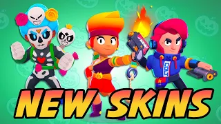 NEW SKINS + AMBER WINNING POSE | Brawl Stars Brawl-O-Ween