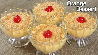 Easy Orange Dessert Cup melt in your mouth!