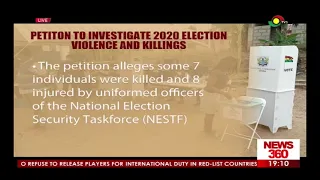 Petition to investigate 2020 election violence and killings