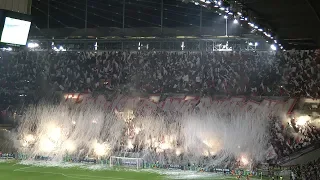 Eintracht Frankfurt - Olympique Marseille, 29.11.2018, Intro der Frankfurter