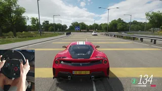 Ferrari 488 Pista - Forza Horizon 4 / Logitech G29 Gameplay