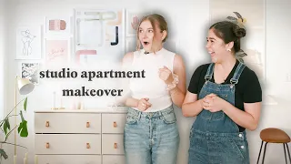 350 Sq Ft Studio Apartment Makeover Filled With Ikea Hacks! | Studio Fix S2 E1