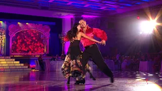 Vladimir Karpov - Maria Tzaptashvili (Russia) Цыганский танец.Танцевальное шоу "Звездный Дуэт" 2017