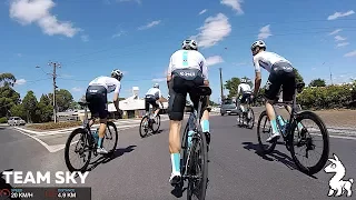 Tour Down Under 2018 - Descending with Team Sky