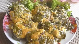 Теперь готовлю только так! Необычно, вкусно, нежно! Голубцы в свекольных листьях.