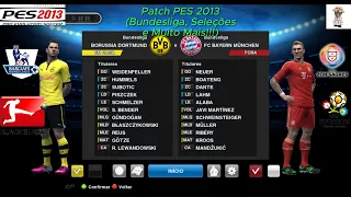 Download e Instruções do Patch 12/13 no PES 2013