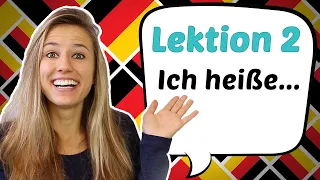 GERMAN LESSON 2: How to say "MY NAME IS ..." in German 😄😄😄