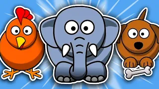 The Animal Sounds Song! | Learn Animal Sounds Song for Toddlers & Children