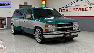 1994 Chevrolet C3500, OBS dually, low mile, OEM two-tone, belltech drop, 22” semi wheels, FOR SALE