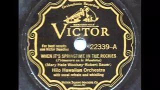 When It's Springtime in the Rockies - Hilo Hawaiian Orchestra