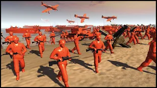 Massive Crusader Army Beach Landing! - Army Men: Civil War S2E10