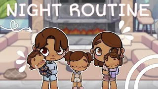 Family of five night routine! voiced 🔊 | Avatar World🌍|