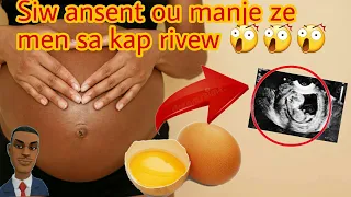 Men sa kap rive yon fanm ansent sil manje ze