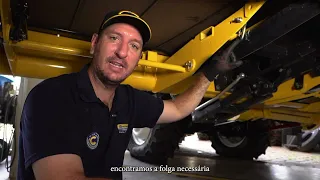 Como Ajustar e Calibrar a Plataforma Draper New Holland