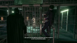 Cool dialogue if you beat the riddler before finishing the main story - Arkham Knight PS5