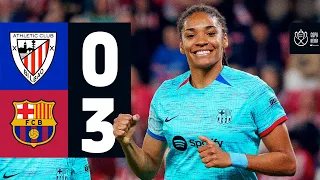 ATHLETIC CLUB 0 vs 3 FC BARCELONA | COPA DE LA REINA 🔵🔴