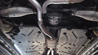 Review on a Mercedes C32 w203 dual exhaust set up