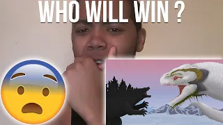 Godzilla vs World Serpent | EPIC BATTLE | MonsterVerse vs GoW Reaction