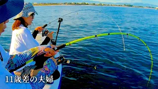 【超高級魚】夫婦史上最高額　脂の乗った旨い魚食べたくて高級魚を求めて釣りに行ったらヒットで凄い事になりました。SUPから自作で作った釣具にまさかの超高級魚が連発した。妻の夢叶えました　#海釣り #夫婦