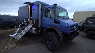 Teuerstes 7.5t Wohnmobil der Welt? 620.000 € Unimog 4023 Full Carbon 2022. Allrad 4x4. Waschmaschine