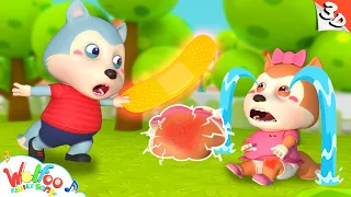 Oh No! Lucy Was Injured - Wolfoo BOO BOO Song Special | Safety Tips And Kids Song @WolfooFamilySong