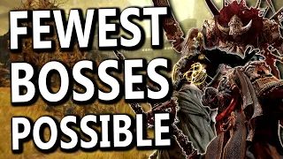 Beating Elden Ring by Defeating the Fewest Bosses Possible